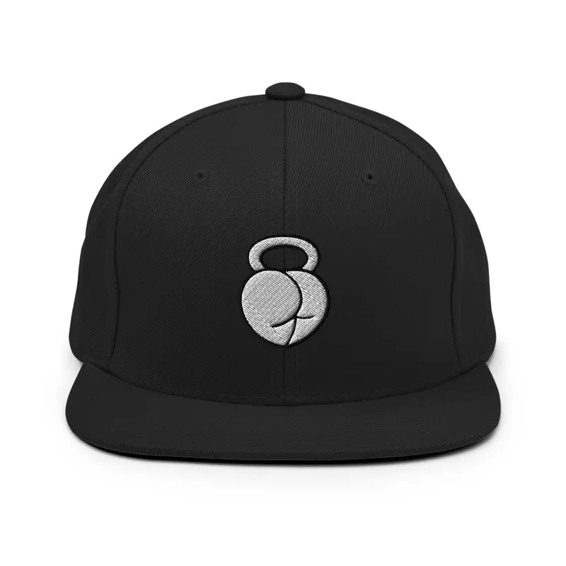 White Logo Snapback